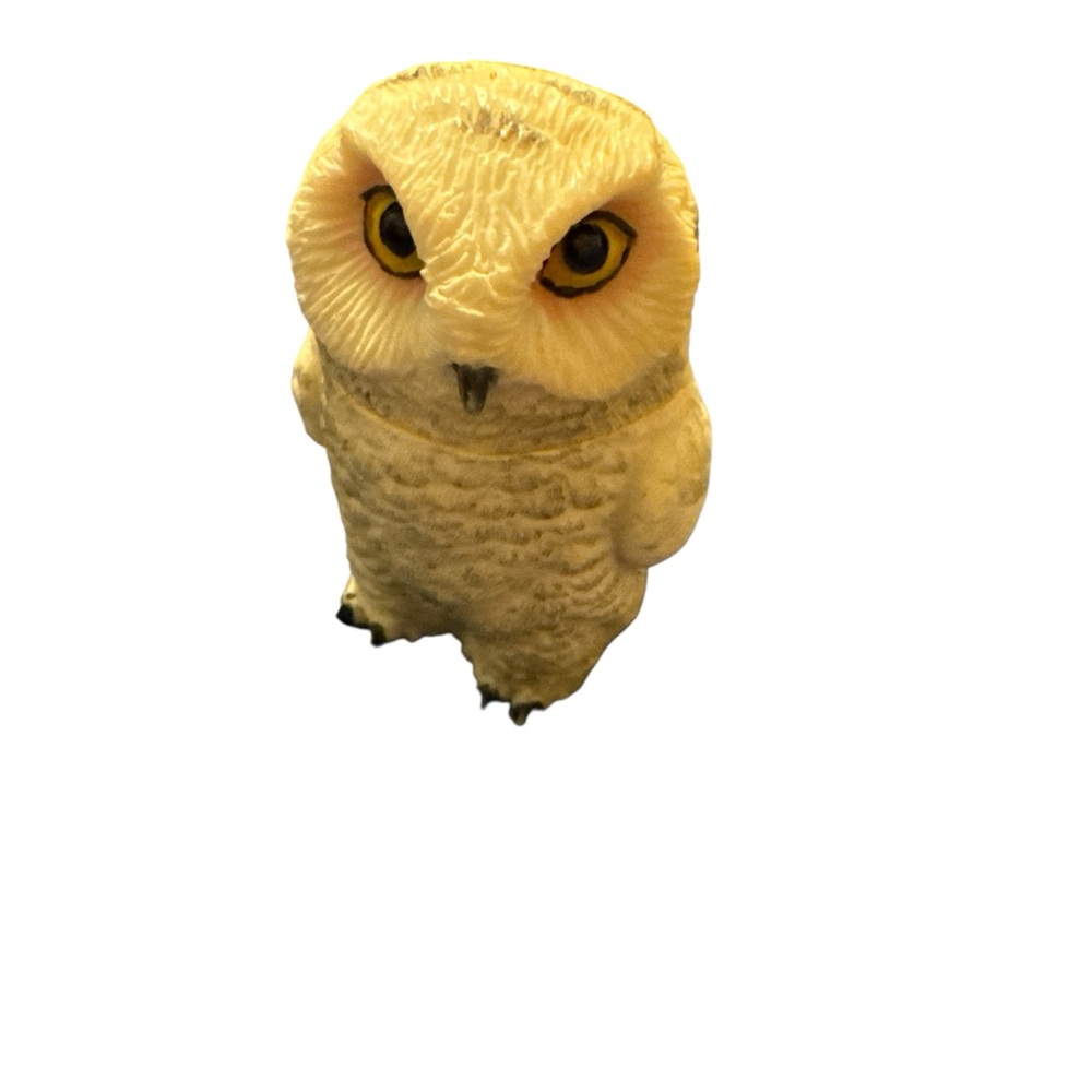 Pot Bellys Snowy Owl Figurine Harmony Kingdom 2005 EUC